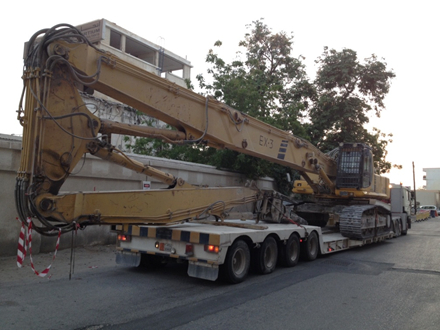 Long reach excavators For Demolition of high Buildings  more than  24 meter