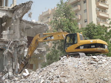 High Safety Standards used for demolition works